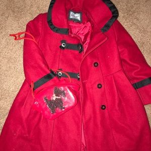 Adorable Holiday dress coat for young girl